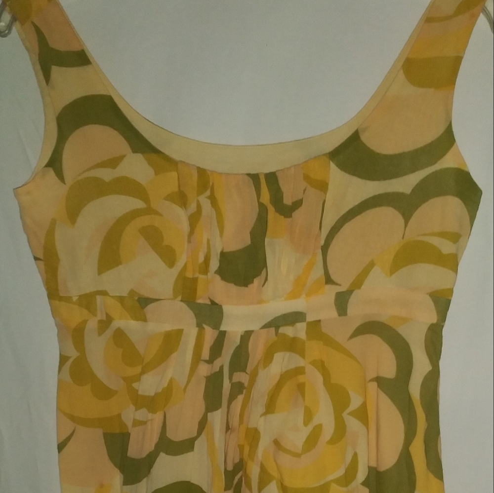 Vintage Cotton Linen Style Dress